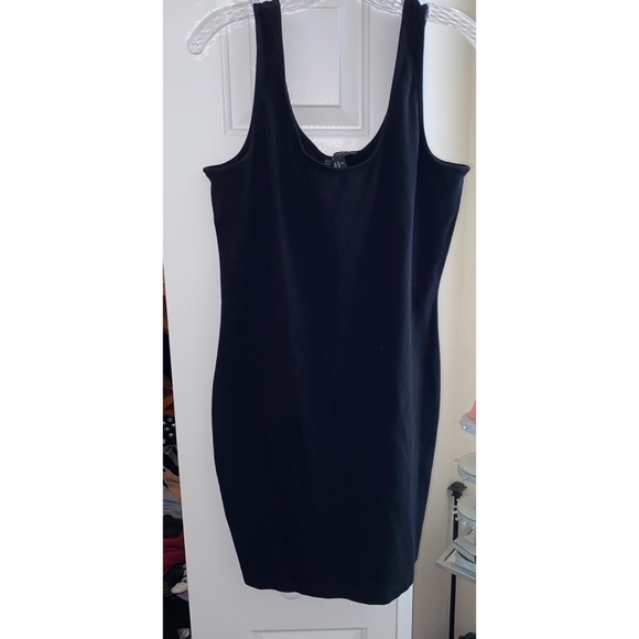 F21+ Black Bodycon Mini Dress - Picture 2 of 3